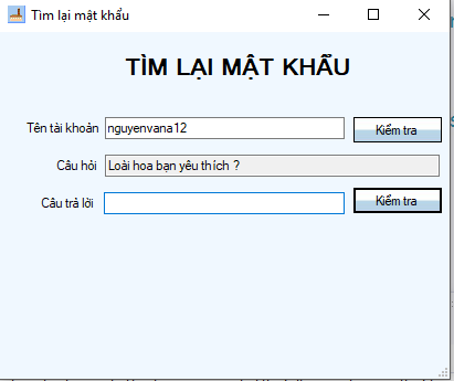 Quản lý tài khoản