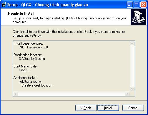 Cài đặt chương trình